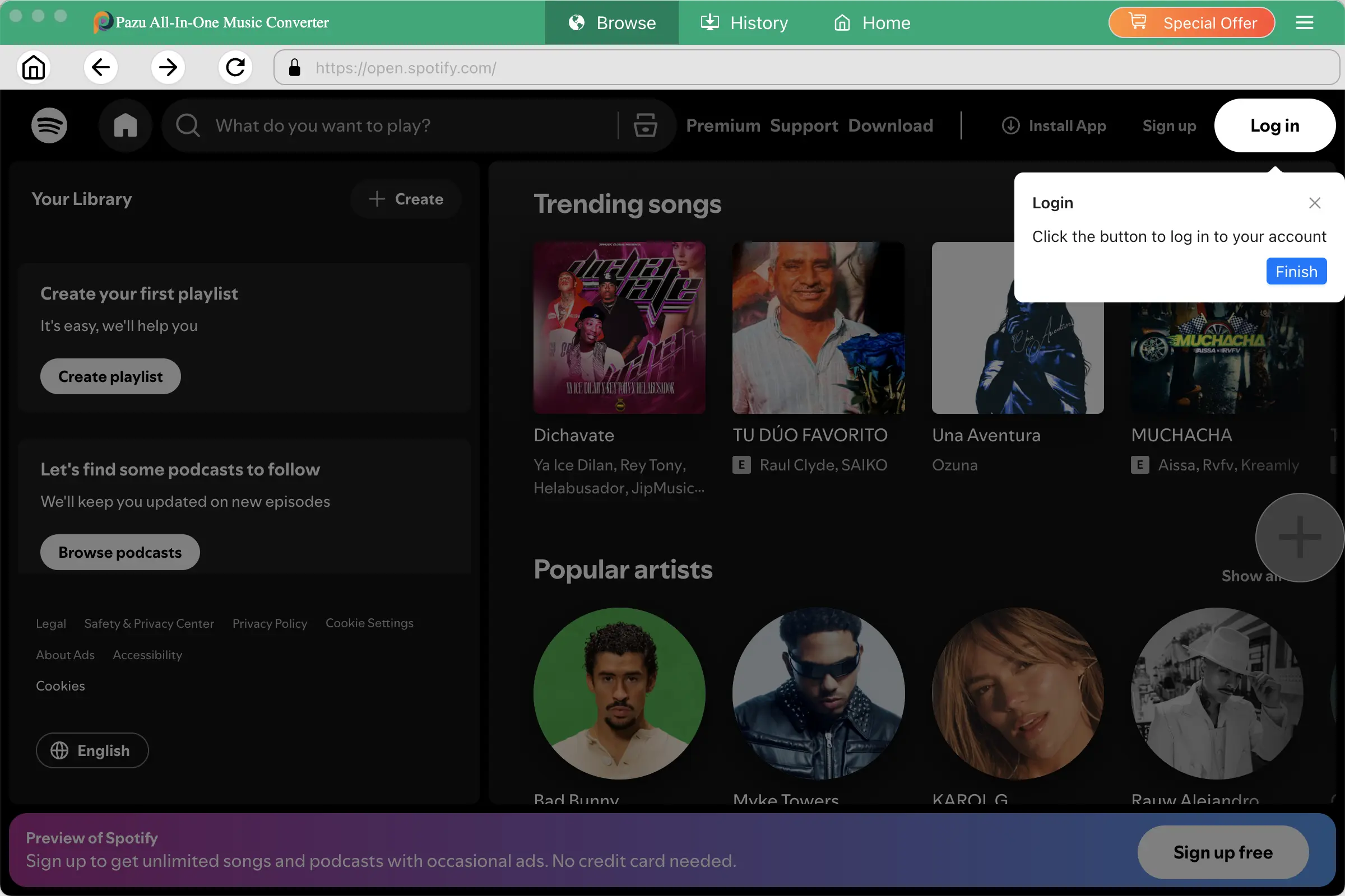 Pandora Music Converter