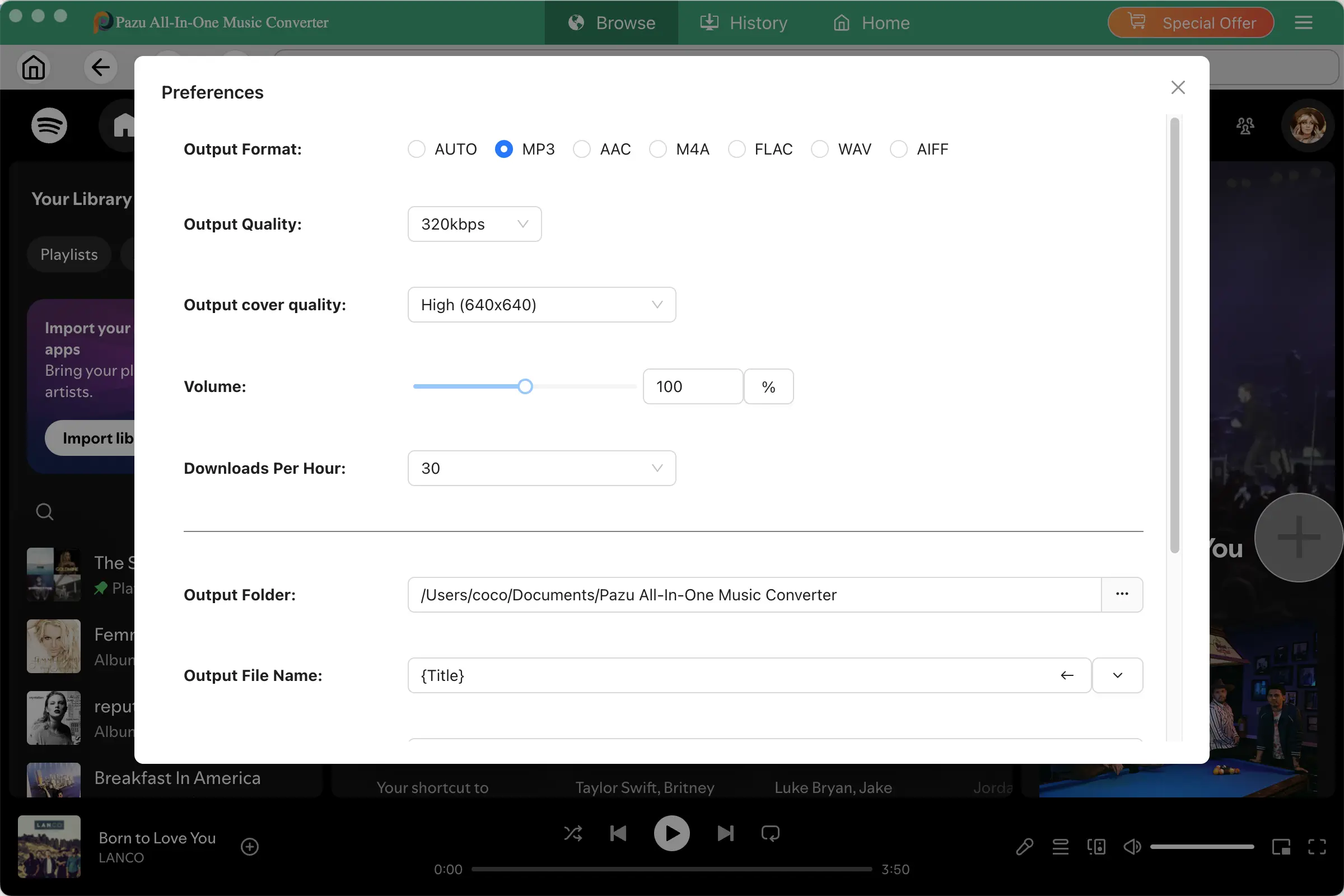 Pandora Music Converter