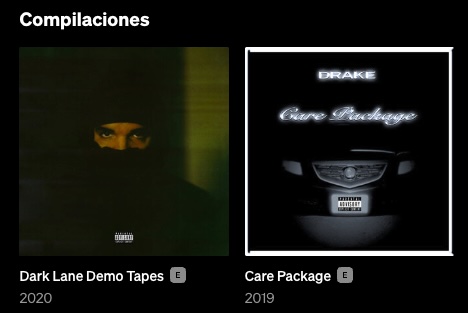 Tidal compilaciones
