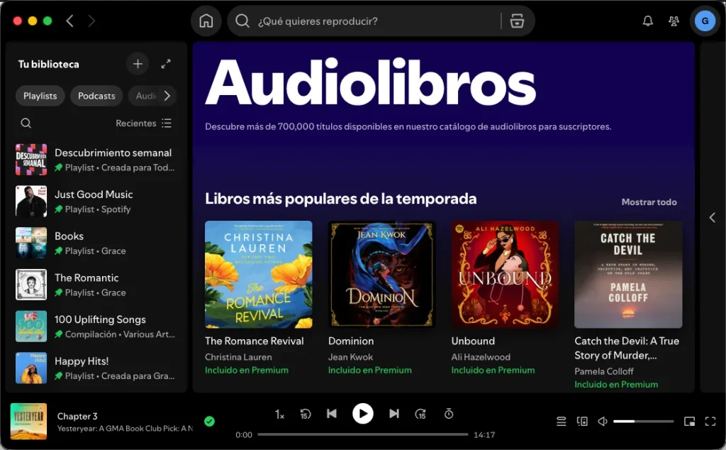 Incluido en Spotify Premium