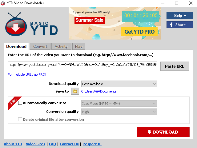 YTD Video Downloader