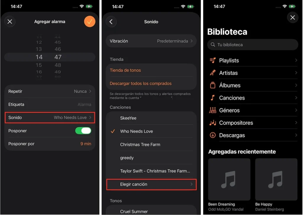 Sonido de alarma de iPhone