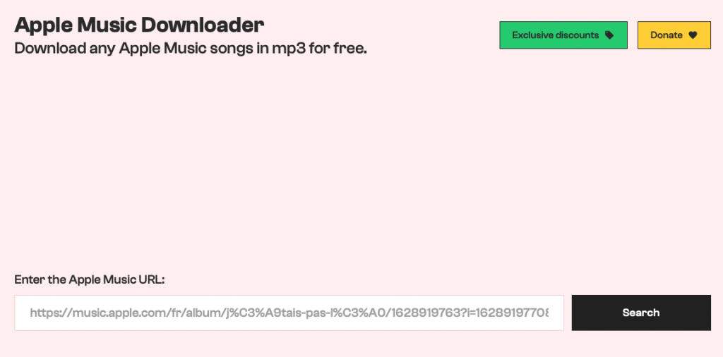 Descargador de Apple Music de Soundloaders