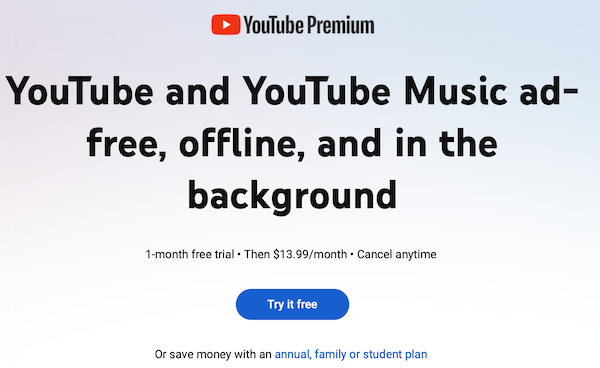 YouTube Premium gratis