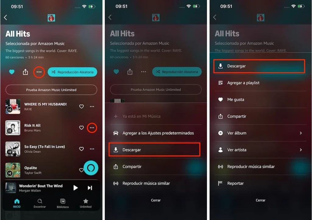 Download Amazon Music songs