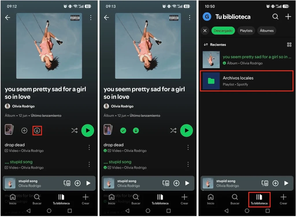 Descarga con Spotify Premium