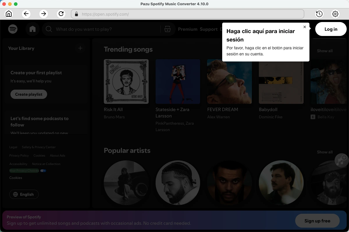 Convertidor de Spotify a MP3