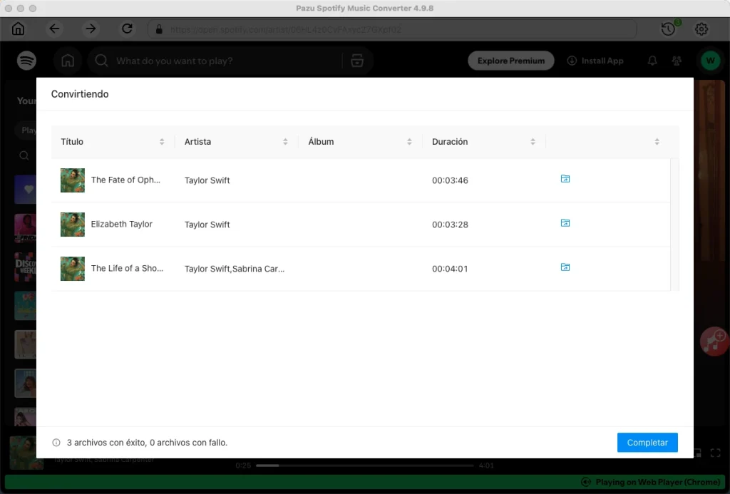 Convertidor de música de Spotify