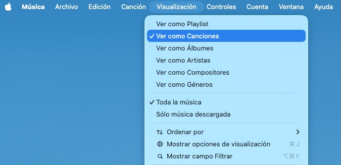 Ver como canciones