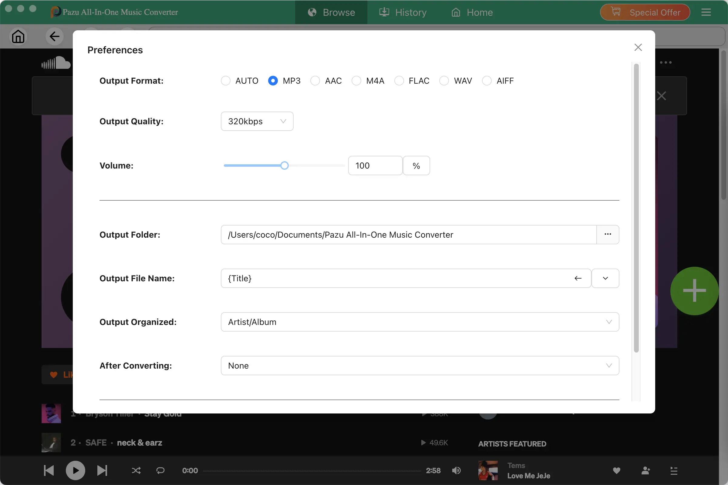 SoundCloud to MP3 Converter