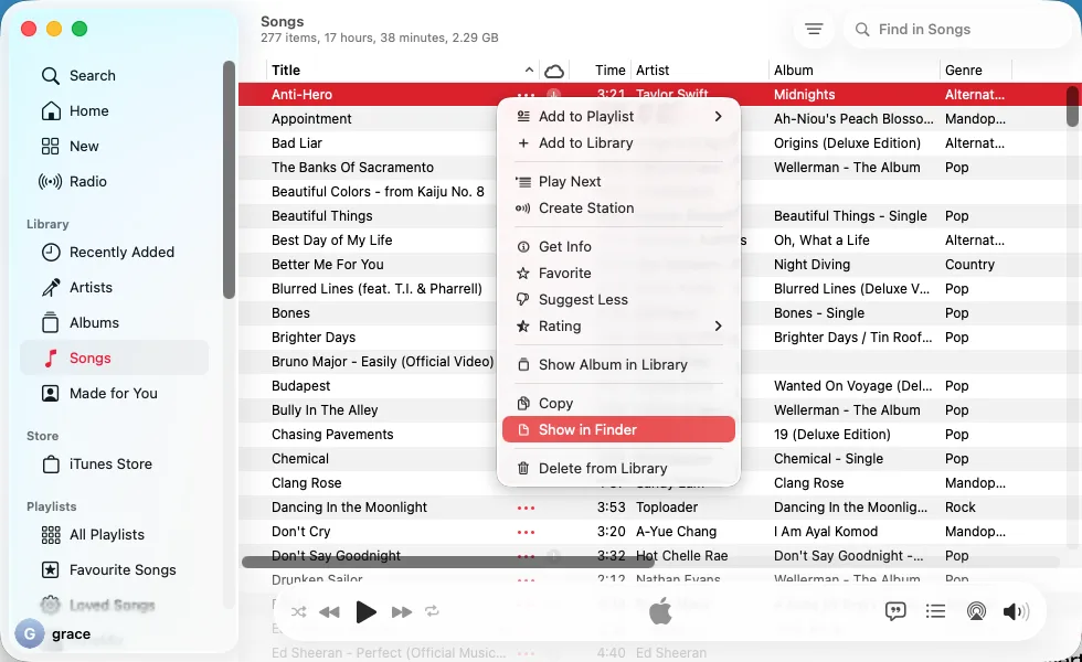 Apple Music download location