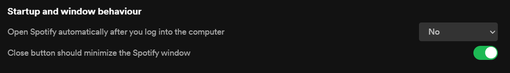 Reproducir Spotify en segundo plano en Spotify window