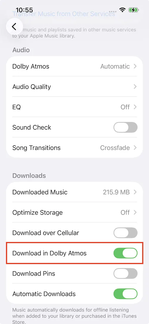 Download Apple Music in Dolby Atmos
