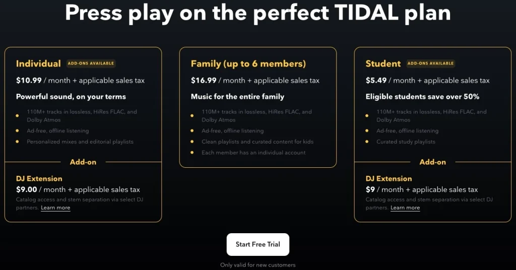 Tidal Prices