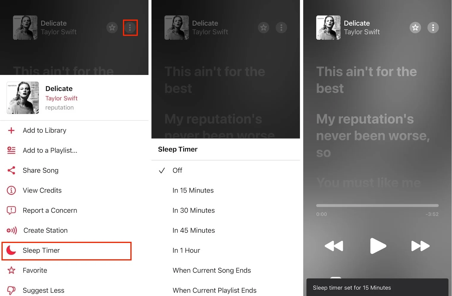 Apple Music Sleep Timer Android
