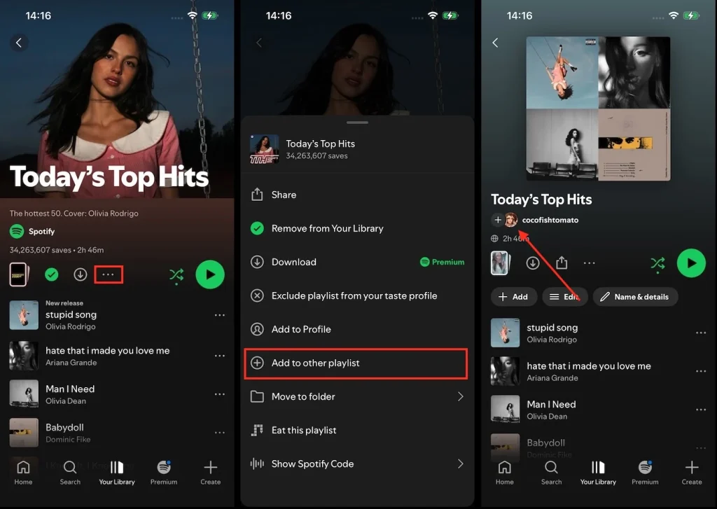 Spotifyの共同プレイリストを作成する