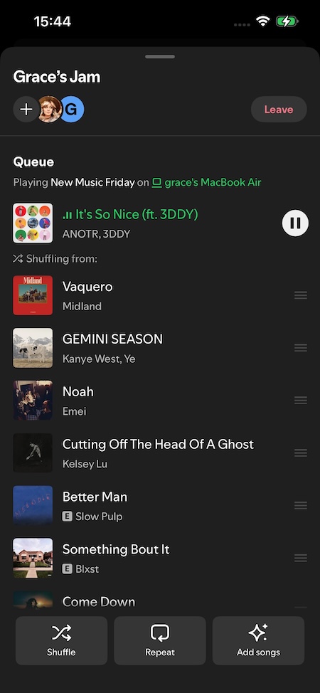 Spotify Jam