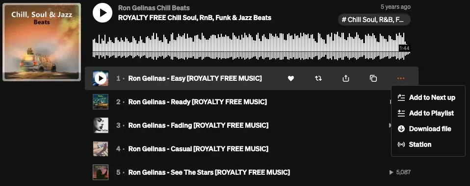 Descarga música gratis de SoundCloud