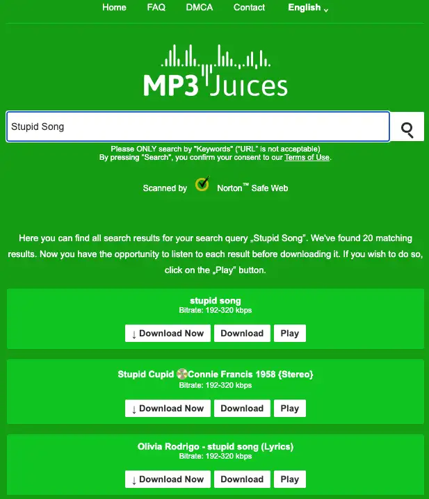 Descargar música MP3 con MP3juices