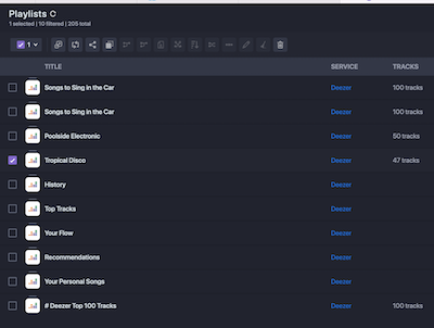 Transfer Deezer music to Spotify