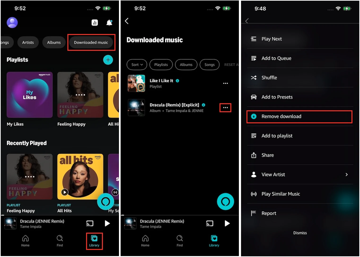 Remove Amazon Music download