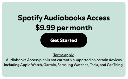Spotify Audiobooks Access
