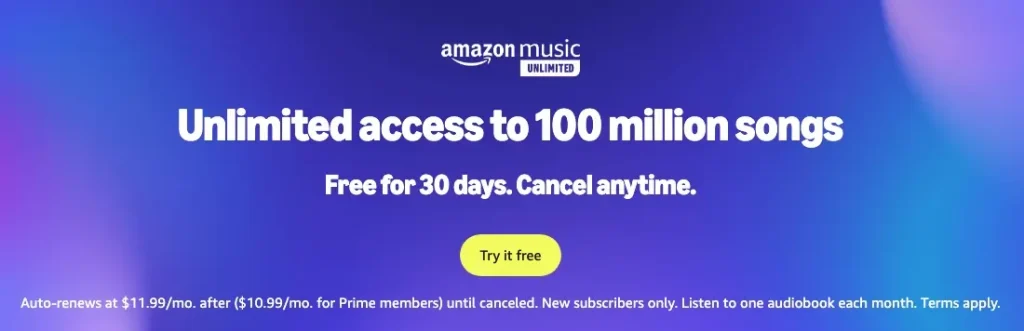 amazon music unlimited
