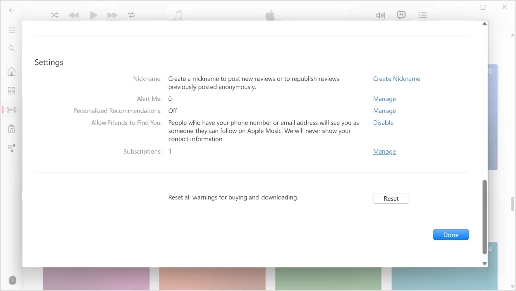 WindowsでApple Musicを解約する