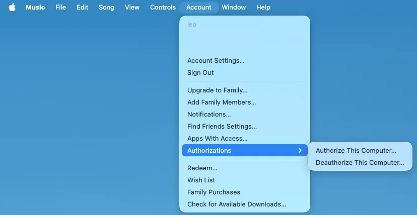 Authorize or Deauthorize a Mac