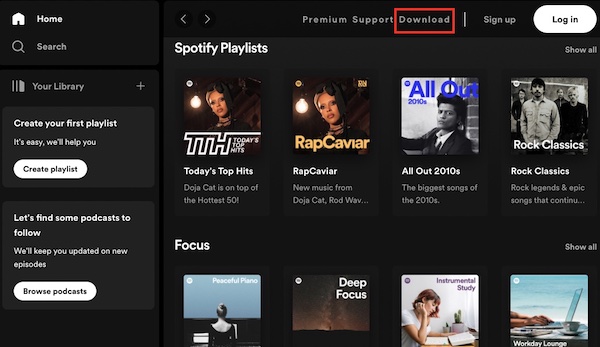 download spotify app