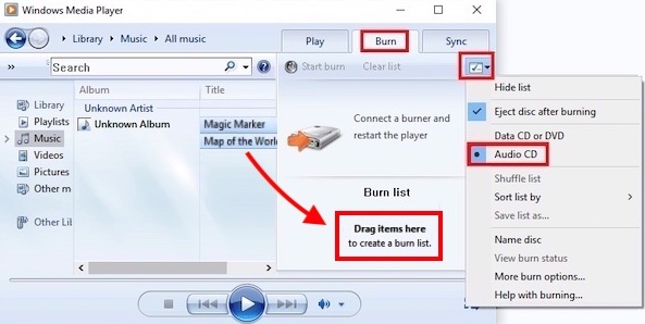 Burn-YouTube-Songs-to-CD-WMP