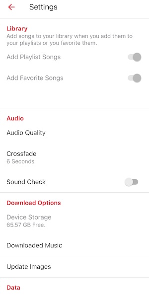 apple music sound check android