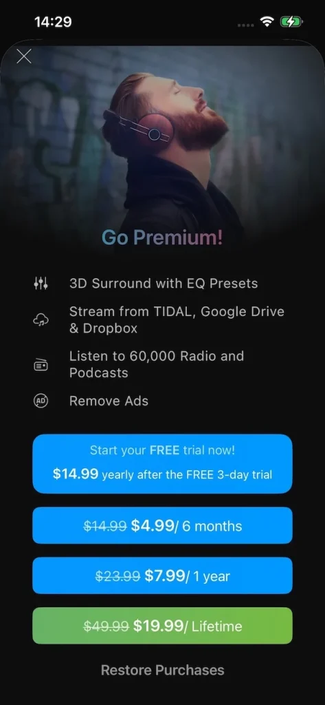 Upgrade to Boom Premium