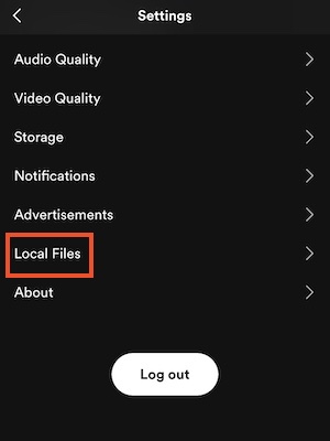 local files