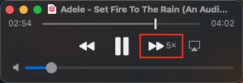 the forward button