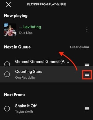 change-spotify-song-order-mobile