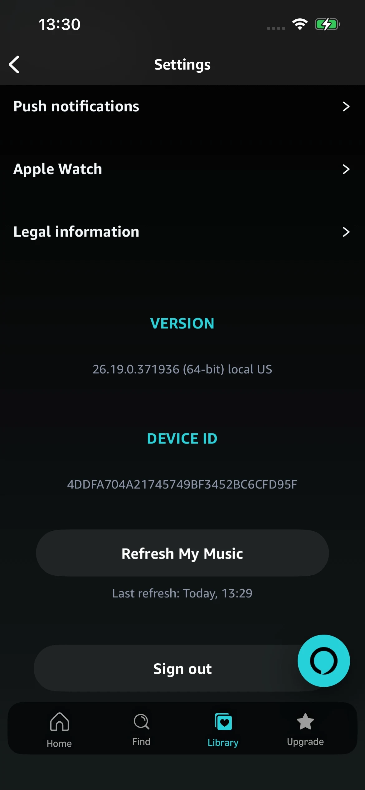 Refresh My Music Amazon Music iPhone