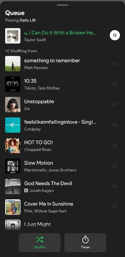 Play Queue for Spotify Free