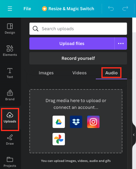 Upload-Audio-to-Canva