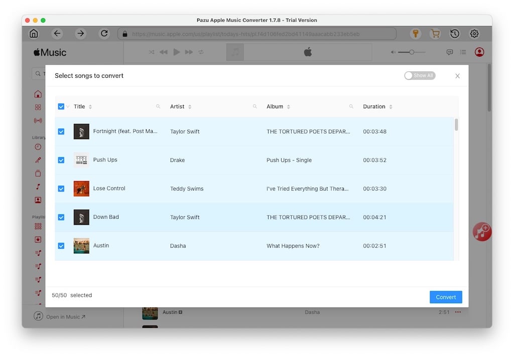 convert Apple Music
