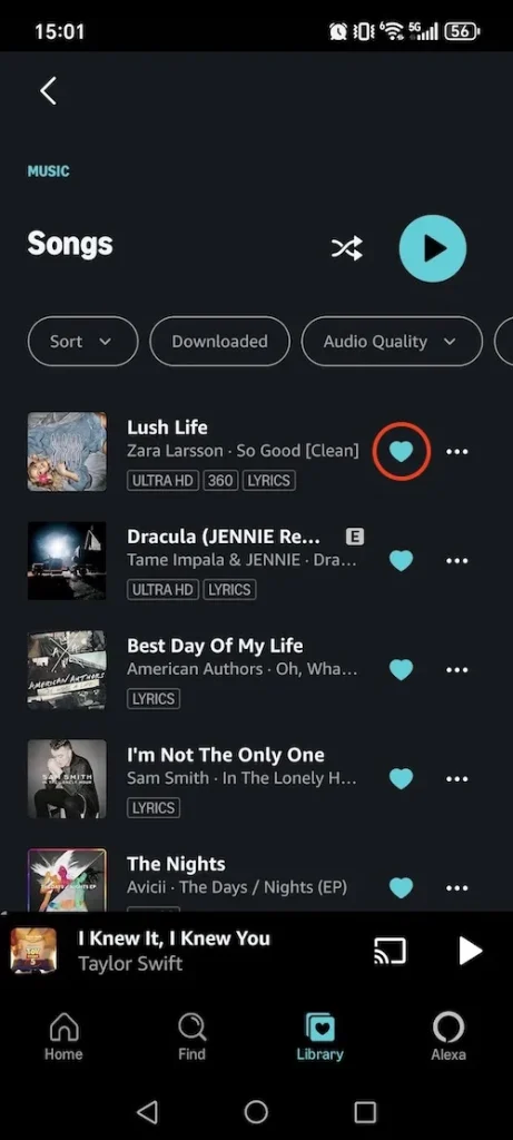 Remove songs from Library