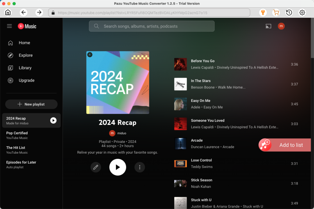 add to download list