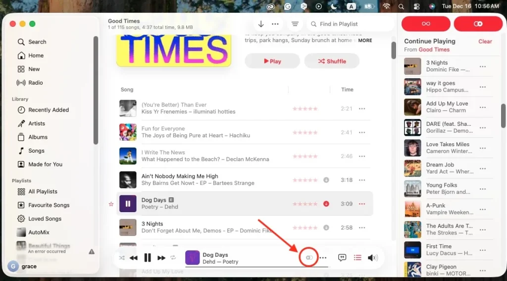 Apple Muisc AutoMix Offline