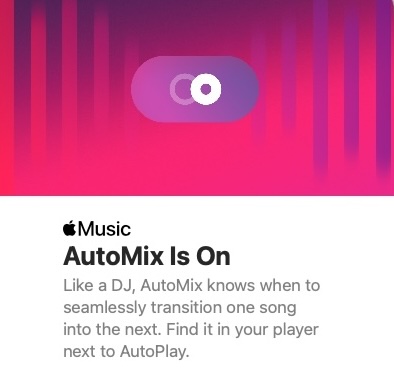 Apple Music AutoMix