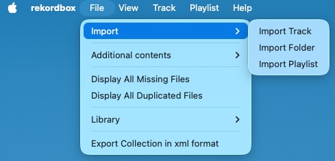 Add music to rekordbox desktop