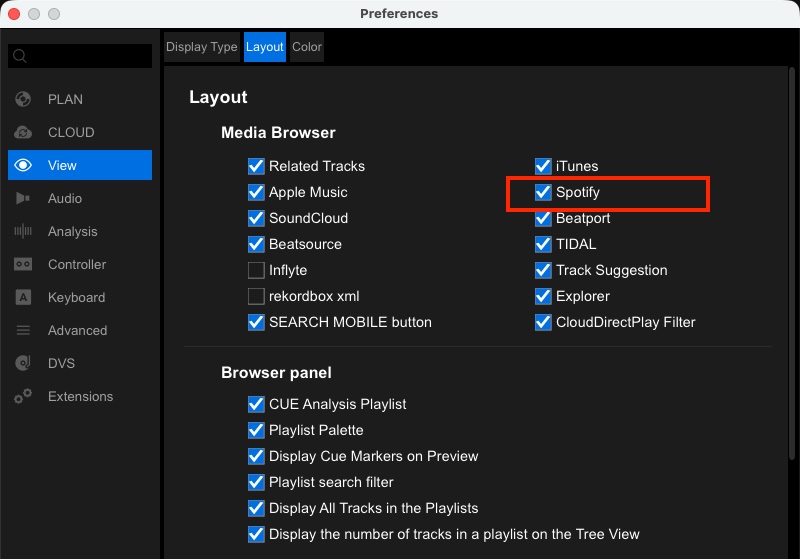 Show Spotify on Rekordbox