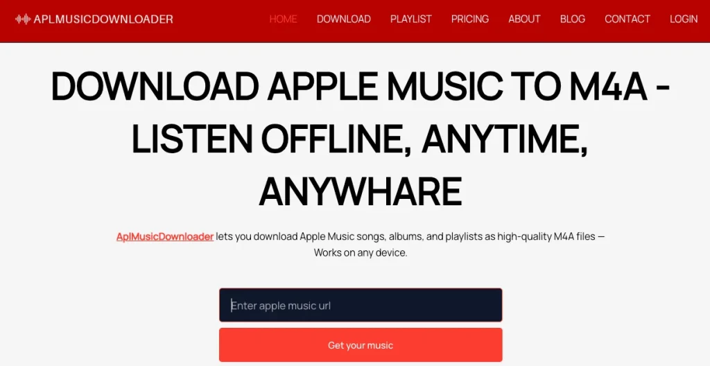 AplMusicDownloader&nbsp;